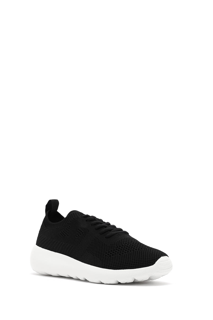 Derimod Zero Women's Black Lace-Up Thick Soled Sneaker