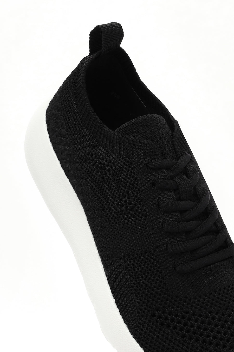 Derimod Zero Women's Black Lace-Up Thick Soled Sneaker