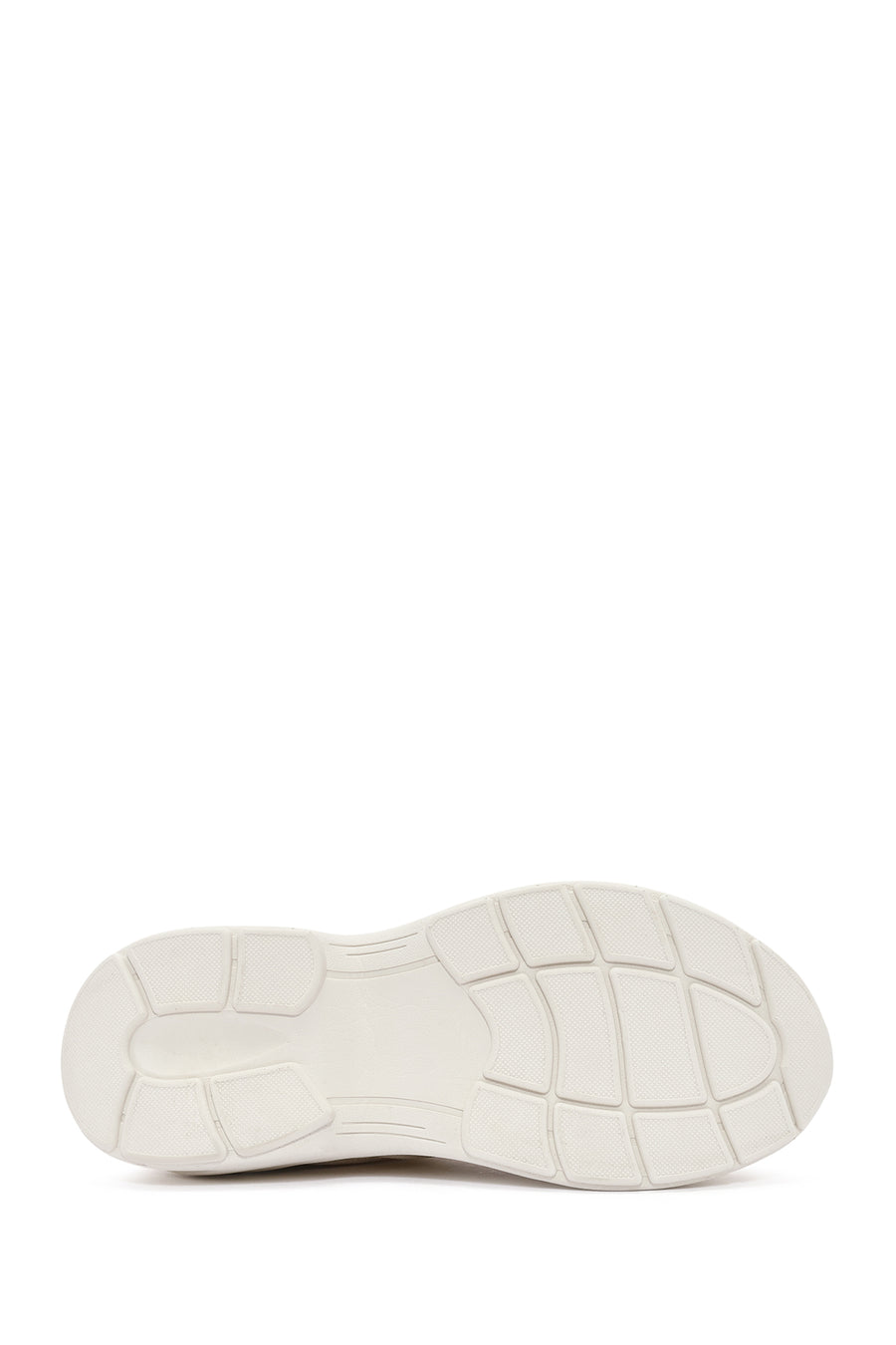 Derimod Zero Women's Beige Lace-Up Thick-Sole Sneakers