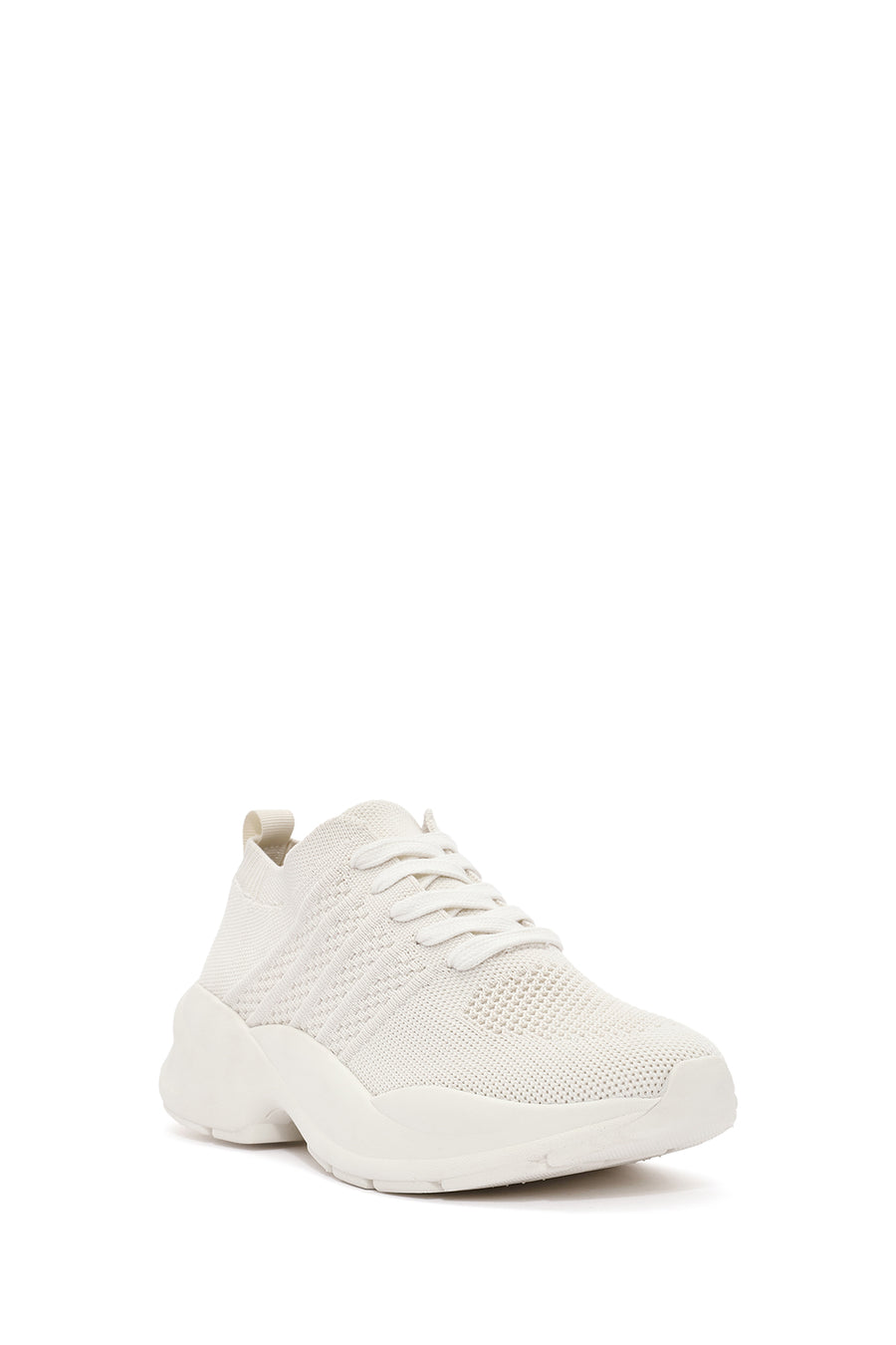 Derimod Zero Women's Beige Lace-Up Thick-Sole Sneakers