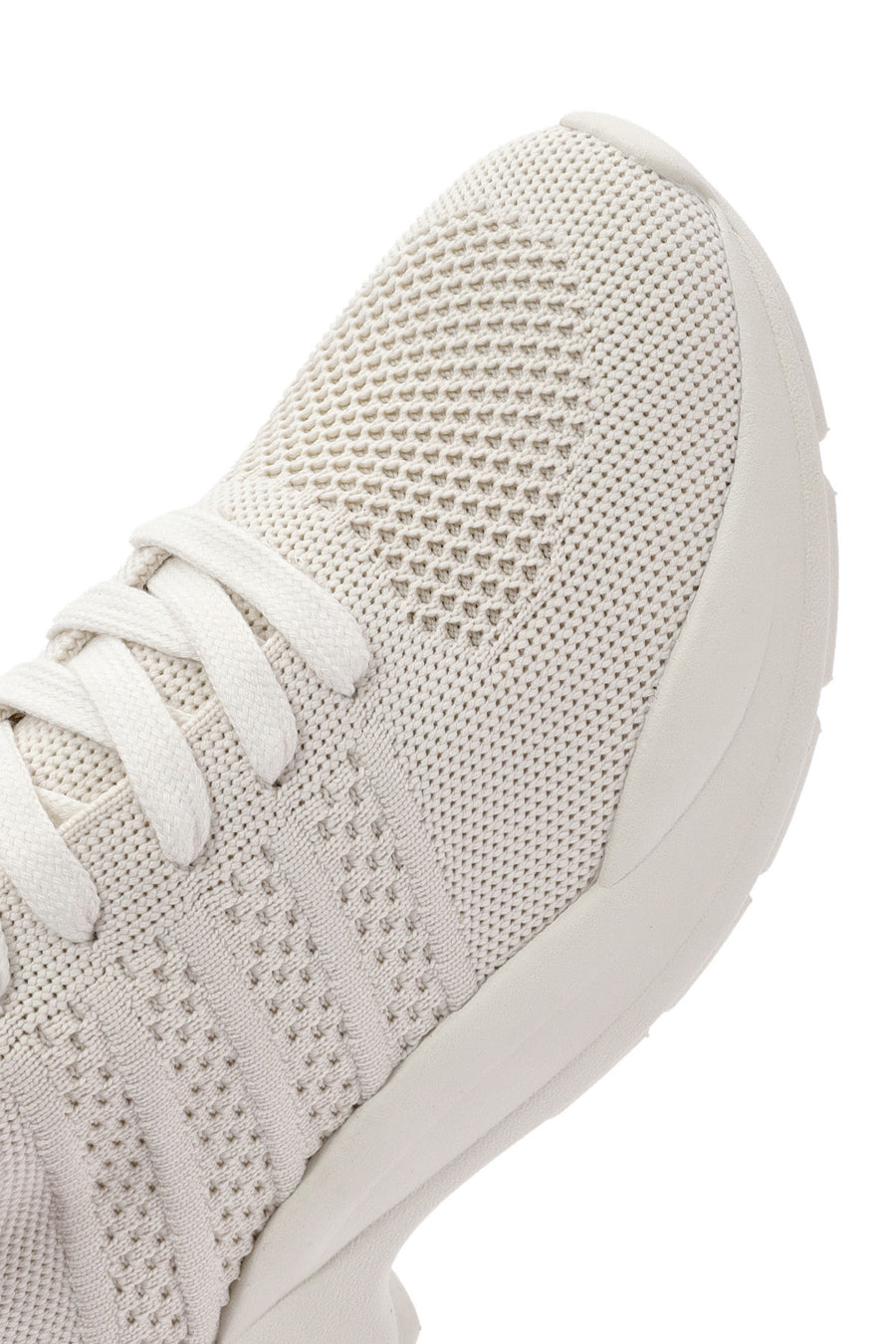 Derimod Zero Women's Beige Lace-Up Thick-Sole Sneakers