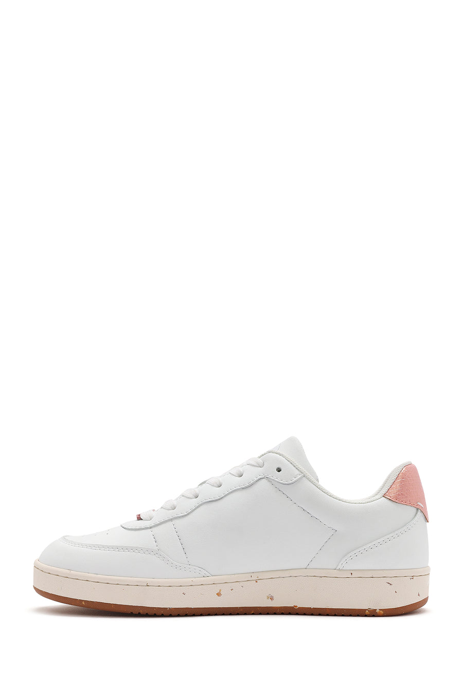 ACBC x Derimod Women's White Lace-Up Sneakers