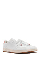 ACBC x Derimod Women's White Lace-Up Sneakers | Derimod