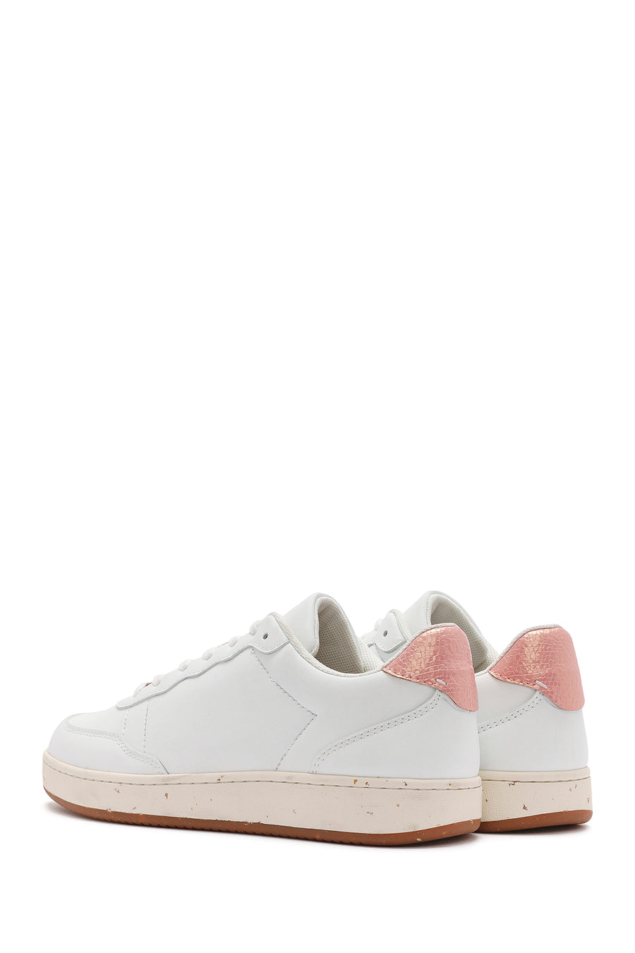 ACBC x Derimod Women's White Lace-Up Sneakers