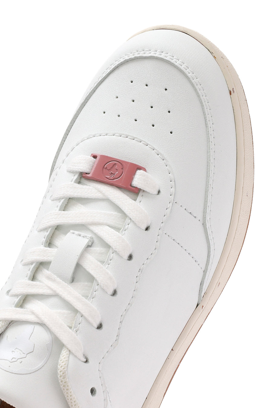ACBC x Derimod Women's White Lace-Up Sneakers