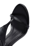 Kadın Siyah Bilekten Tokalı Yüksek İnce Topuklu Sandalet | Derimod