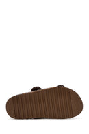 Kadın Kahverengi Bantlı Terlik | Derimod