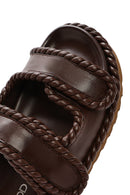 Kadın Kahverengi Bantlı Terlik | Derimod