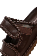 Kadın Kahverengi Bantlı Terlik | Derimod