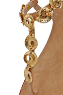 Kadın Taba Bilekten Tokalı Parmak Arası Deri Sandalet | Derimod