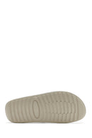 Kadın Beyaz Tokalı Deri Comfort Terlik | Derimod