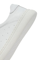 Kadın Beyaz Bağcıklı Deri Sneaker | Derimod