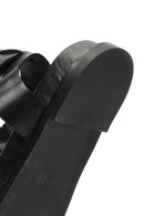 Women's Black Ankle Strap Leather Sandals | Derimod