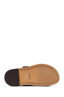 Kadın Vizon Parmak Arası Süet Deri Sandalet | Derimod