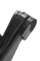 Men's Black Tasseled Leather Casual Loafer | Derimod