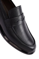 Erkek Siyah Deri Casual Loafer | Derimod