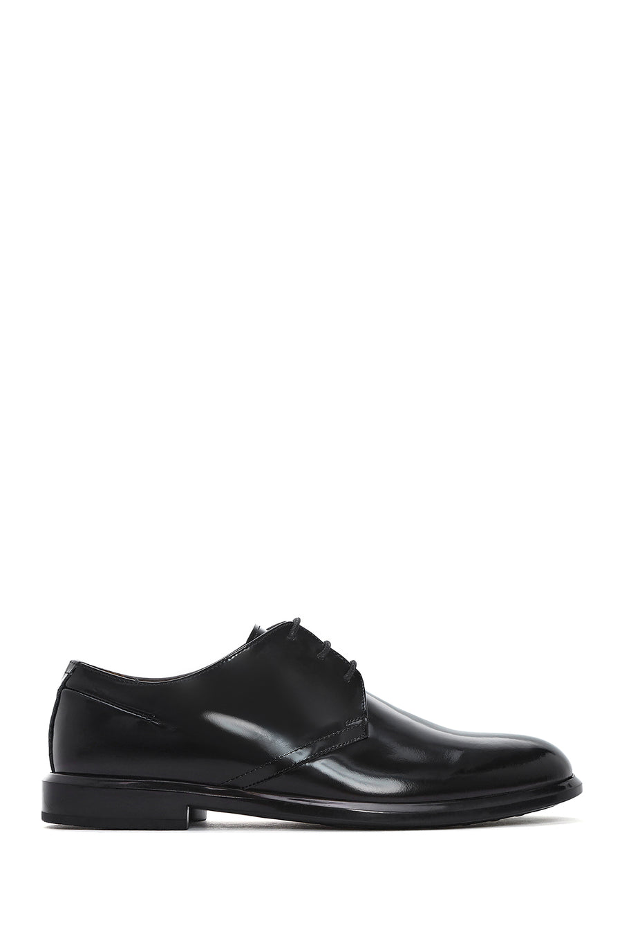 Men's Black Laced Leather Classic Shoes 25SFD601622 | Derimod