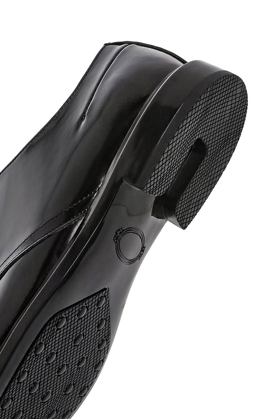 Men's Black Laced Leather Classic Shoes