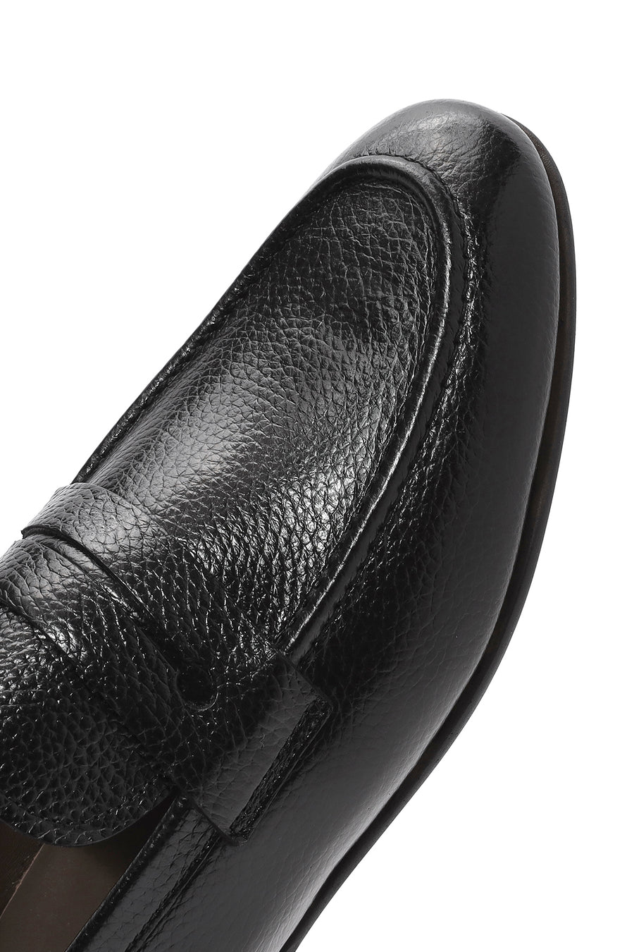 Men's Black Leather Classic Loafer