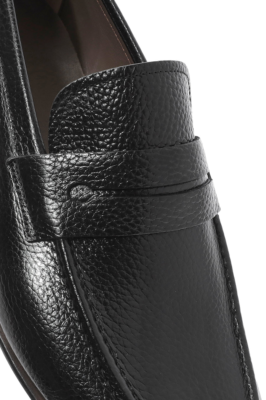 Men's Black Leather Classic Loafer
