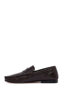 Men's Brown Leather Loafer | Derimod