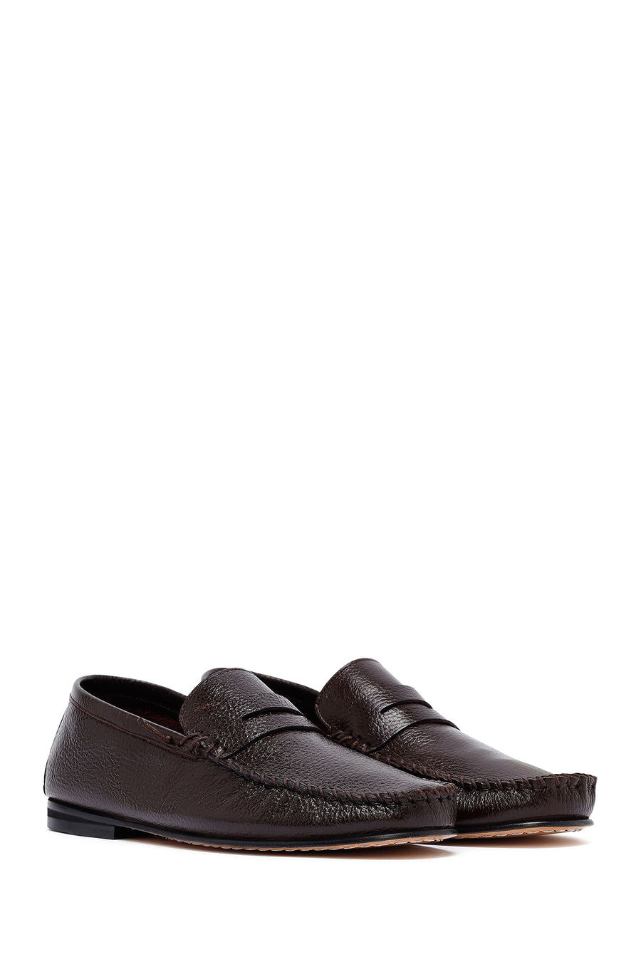 Men's Brown Leather Loafer