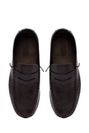 Men's Brown Leather Loafer | Derimod