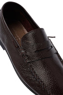 Men's Brown Leather Loafer | Derimod