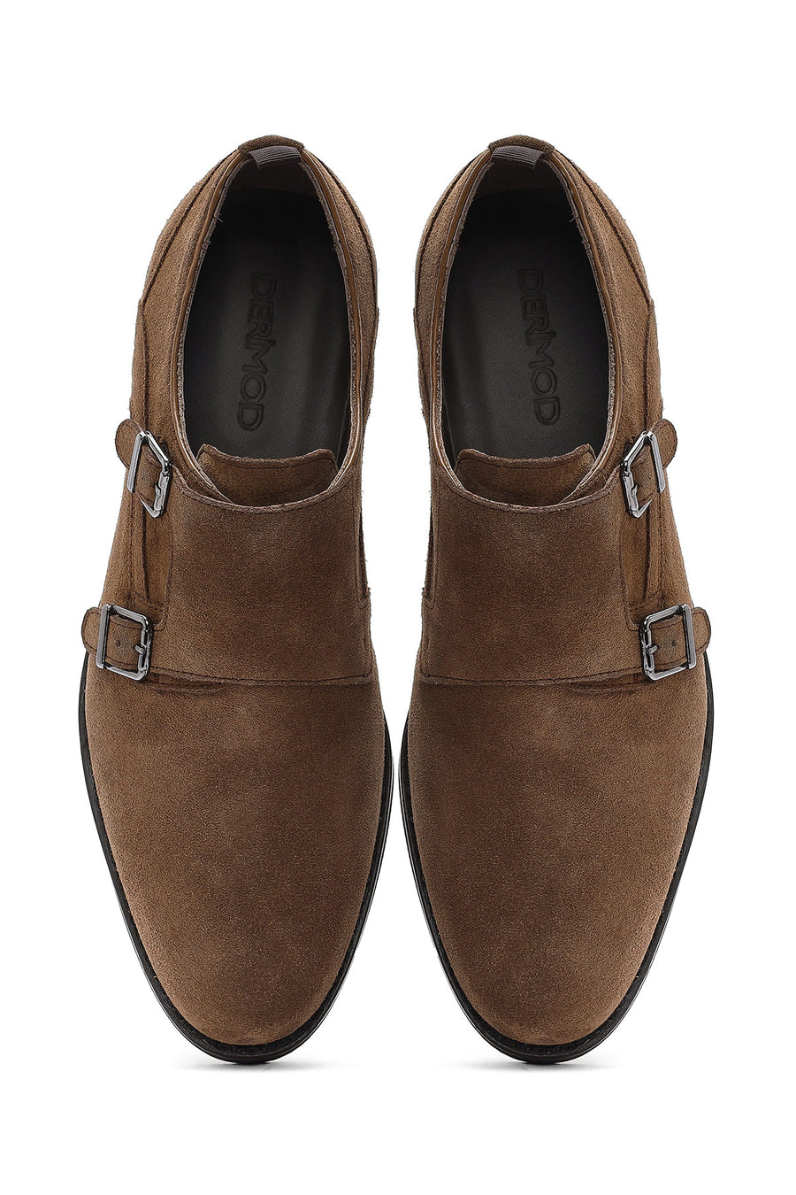 Men's Mink Buckled Suede Leather Classic Shoes