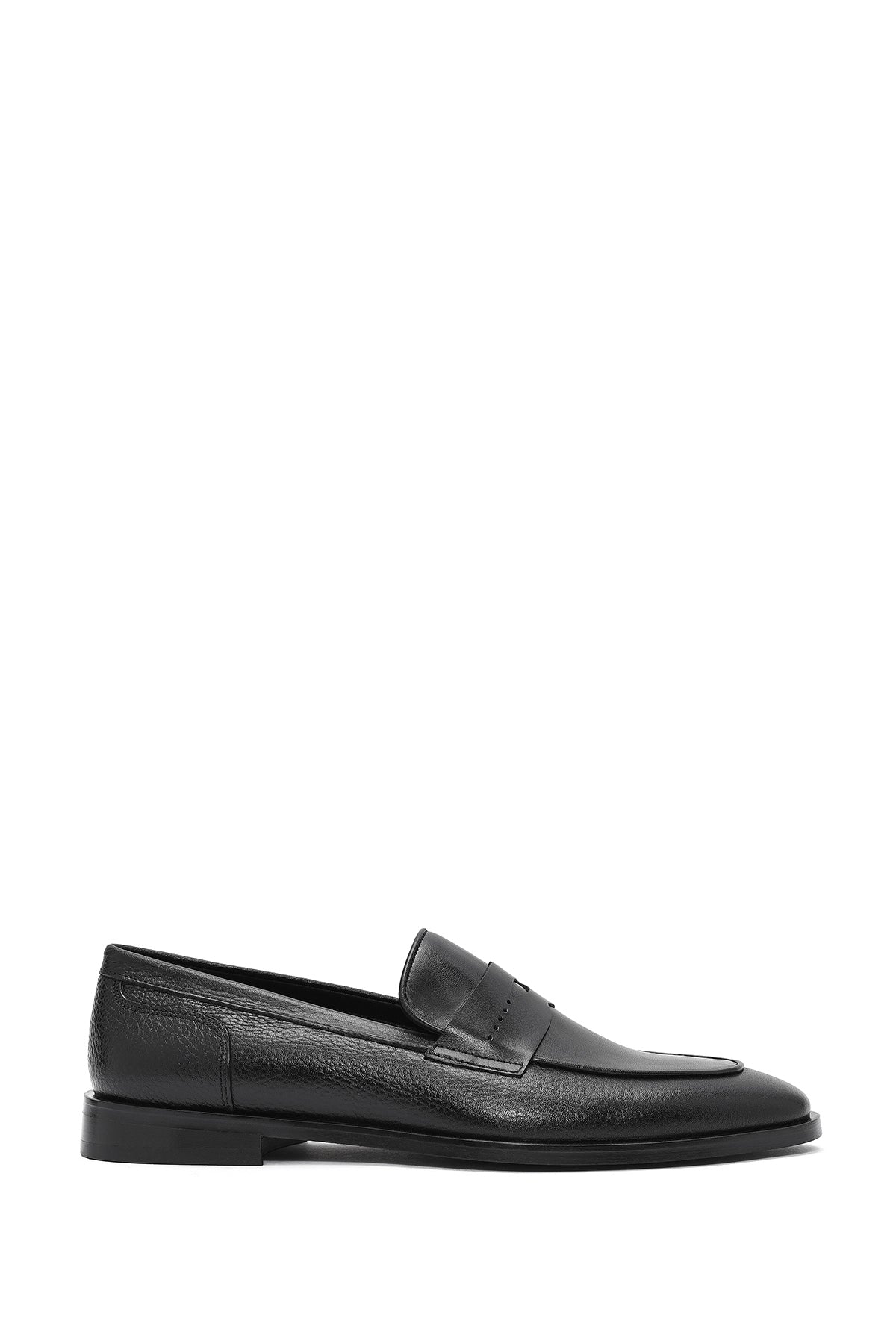 
Men's Black Leather Classic Loafer
 25SFD620814 | Derimod