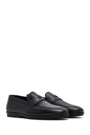 Men's Black Leather Classic Loafer | Derimod