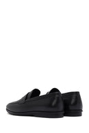 Men's Black Leather Classic Loafer | Derimod