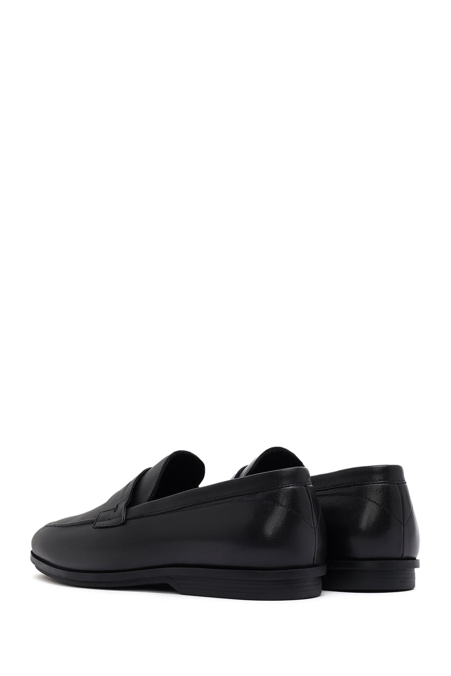 Men's Black Leather Classic Loafer
