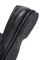 Men's Black Leather Classic Loafer | Derimod