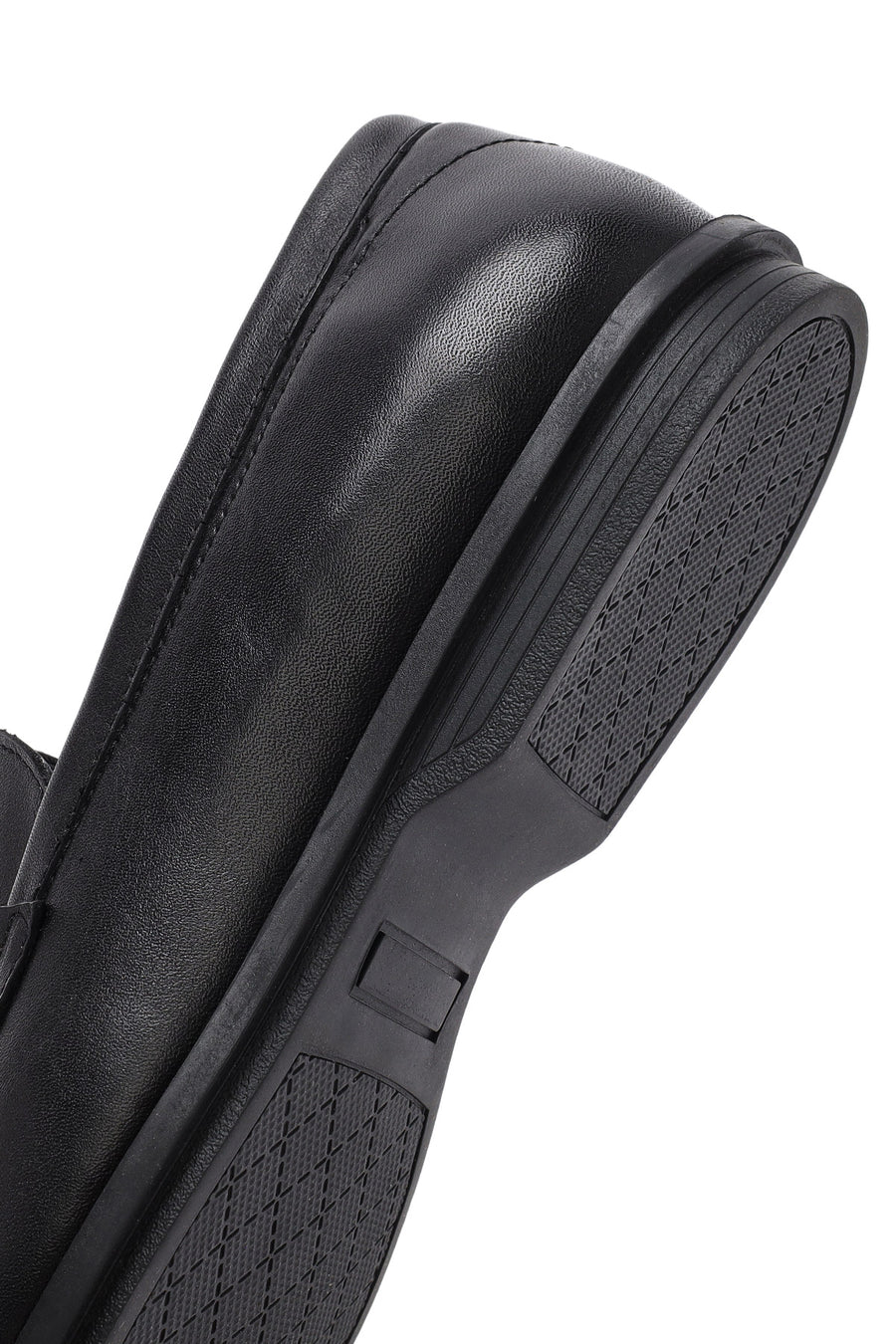 Men's Black Leather Classic Loafer