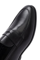 Men's Black Leather Classic Loafer | Derimod
