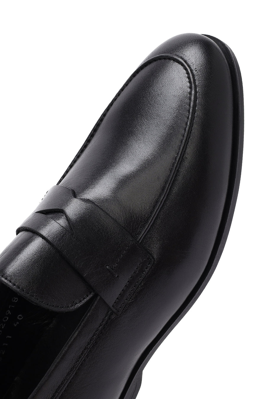 Men's Black Leather Classic Loafer