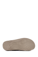 Erkek Haki Bantlı Deri Sandalet | Derimod