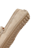 Men's Beige Suede Leather Casual Loafer | Derimod