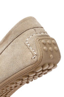 Men's Beige Suede Leather Casual Loafer | Derimod