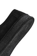 Erkek Siyah Bağcıklı Süet Deri Casual Ayakkabı | Derimod