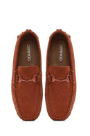 Erkek Kahverengi Süet Deri Loafer | Derimod