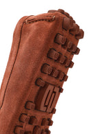 Erkek Kahverengi Süet Deri Loafer | Derimod