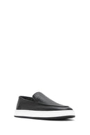 Men's Black Leather Casual Loafer | Derimod