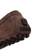 Erkek Vizon Püsküllü Süet Deri Loafer | Derimod