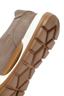 Erkek Vizon Kalın Tabanlı Nubuk Deri Comfort Loafer | Derimod