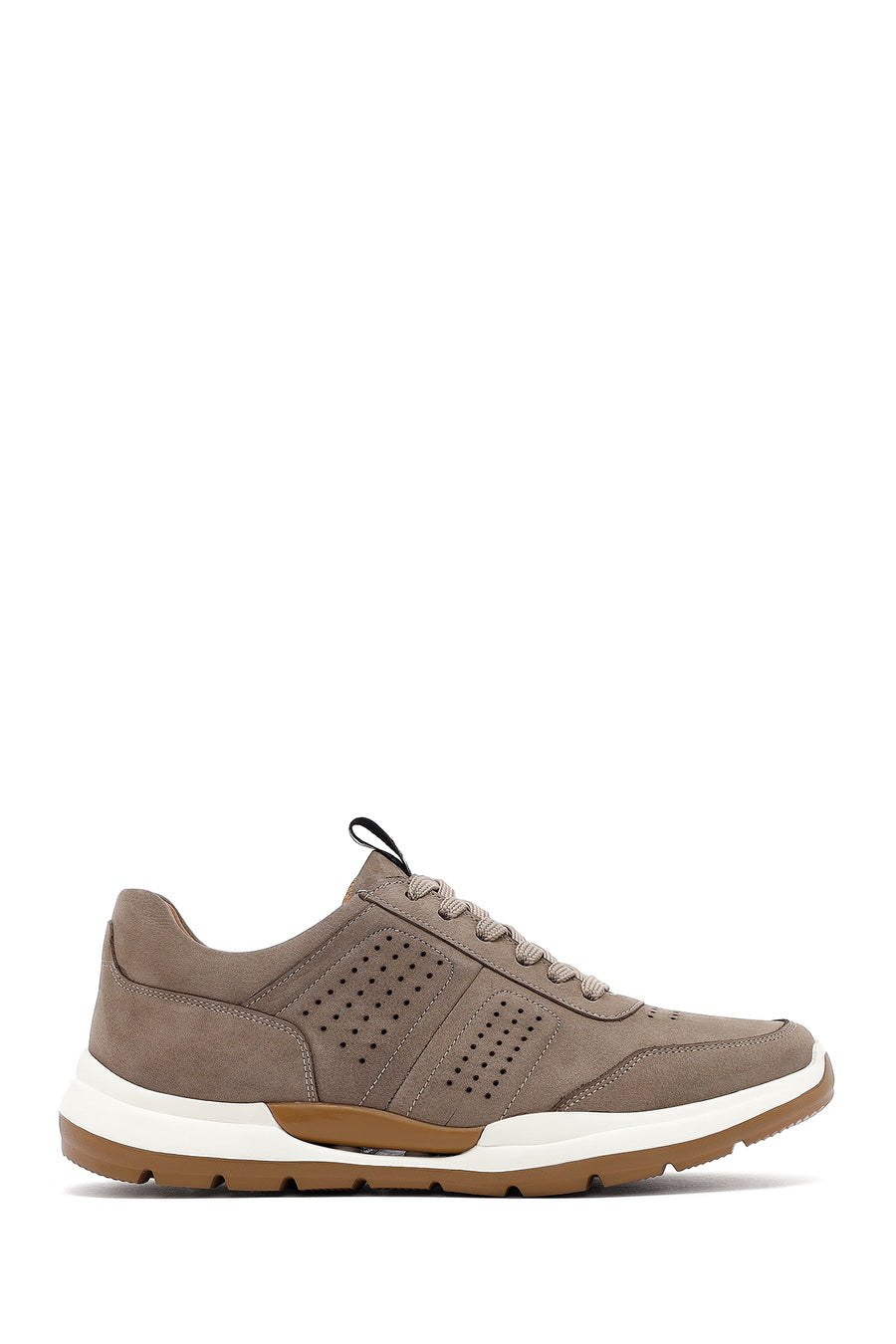 
Men's Mink Lace-Up Nubuck Leather Casual Shoes
 25SFD6413V3 | Derimod