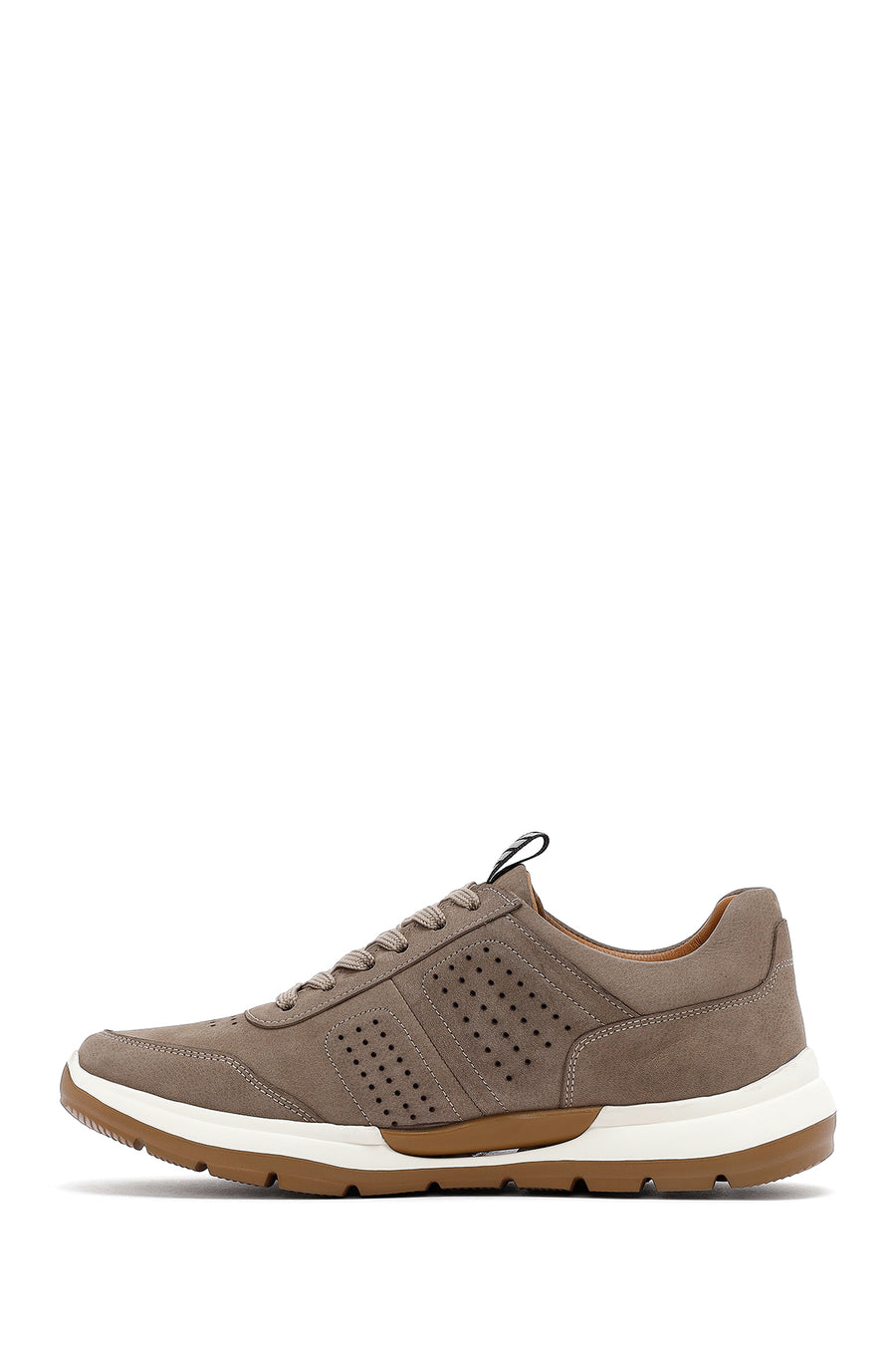 
Men's Mink Lace-Up Nubuck Leather Casual Shoes
