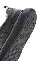 Erkek Siyah Bağcıklı Kalın Tabanlı Deri Sneaker | Derimod