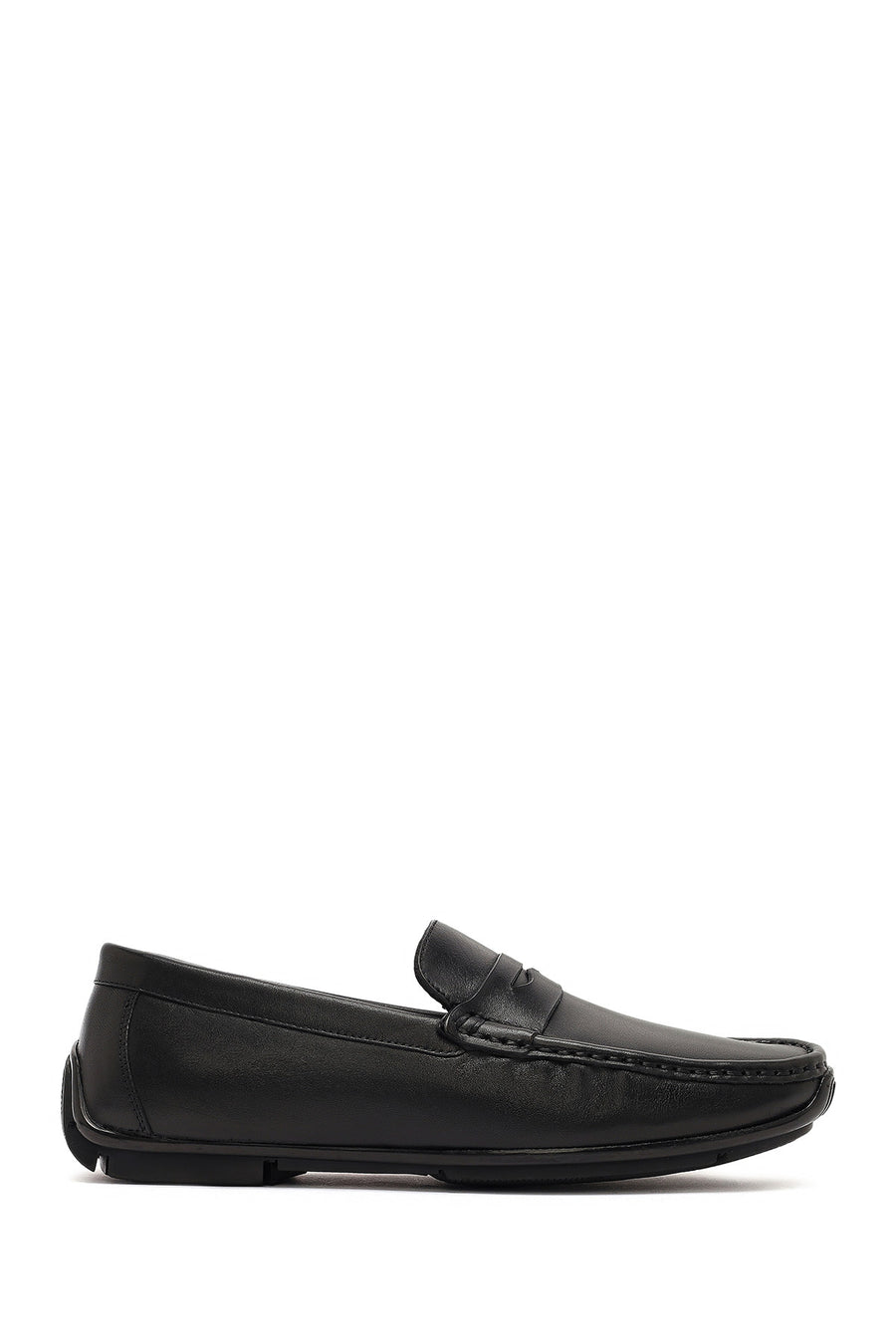 Men's Black Leather Casual Loafer 25SFD642018 | Derimod